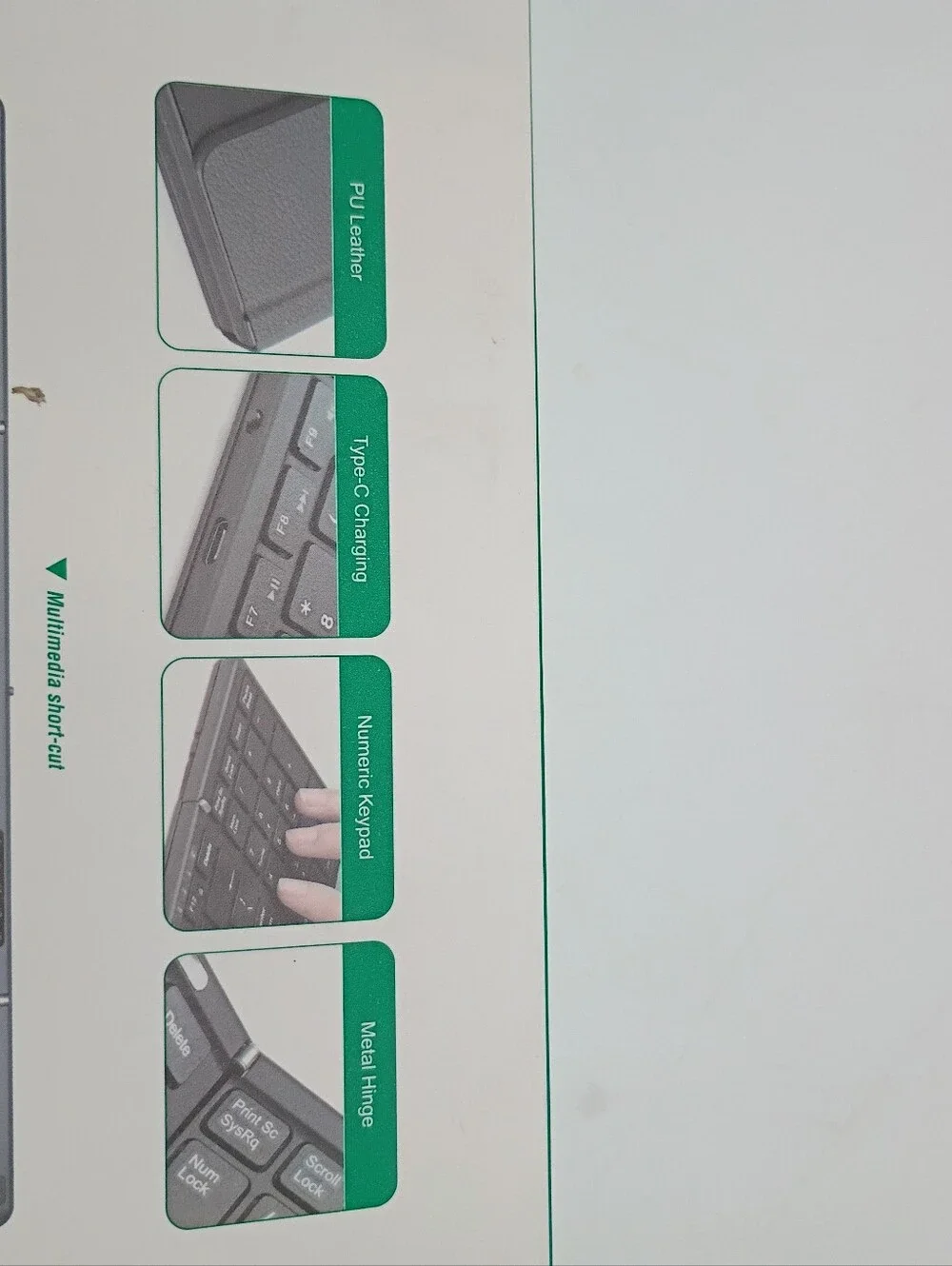 Samsers foldable keyboard